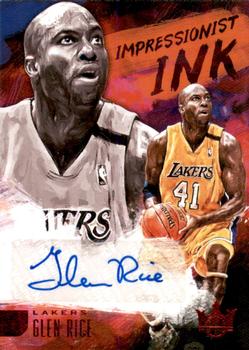 2018-19 Panini Court Kings - Impressionist Ink Ruby #II-GRC Glen Rice Front