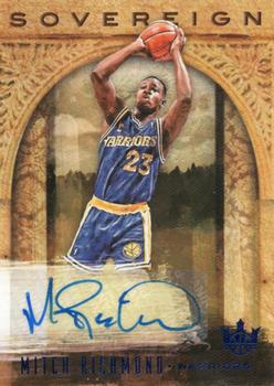 2018-19 Panini Court Kings - Sovereign Signatures Sapphire #SO-MRM Mitch Richmond Front