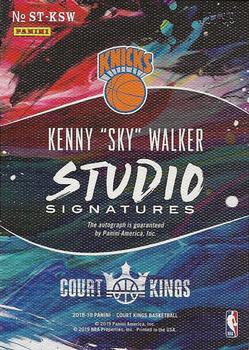 2018-19 Panini Court Kings - Studio Signatures Ruby #ST-KSW Kenny 