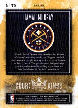 2018-19 Panini Court Kings - Jade #70 Jamal Murray Back