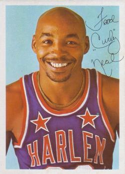 1971 Fleer Cocoa Puffs Harlem Globetrotters #28 Curly Neal Front