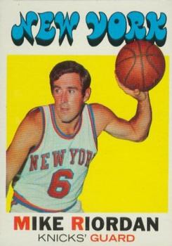 1971-72 Topps #126 Mike Riordan Front