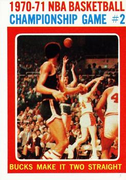 1971-72 Topps #134 NBA Playoffs Game 2 Front