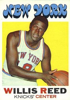 1971-72 Topps #30 Willis Reed Front