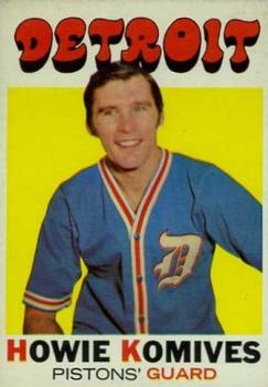 1971-72 Topps #53 Howie Komives Front