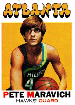 1971-72 Topps #55 Pete Maravich Front