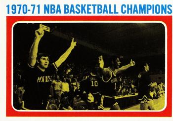 1971-72 Topps #137 1970-71 NBA Basketball Champions Front