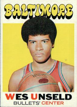 1971-72 Topps #95 Wes Unseld Front