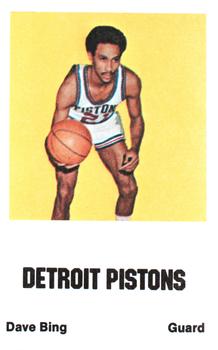 1972-73 Comspec #NNO Dave Bing Front