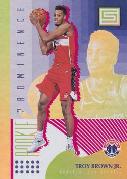 2018-19 Panini Status - Rookie Prominence Red #14 Troy Brown Jr. Front