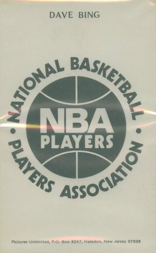 1973-74 NBA Players Association Postcards #NNO Dave Bing Back