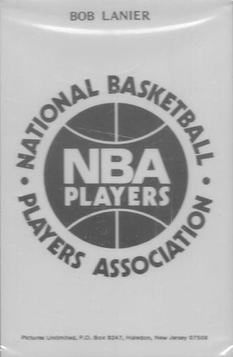 1973-74 NBA Players Association Postcards #NNO Bob Lanier Back