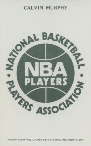 1973-74 NBA Players Association Postcards #NNO Calvin Murphy Back