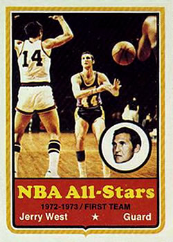 1973-74 Topps #100 Jerry West Front