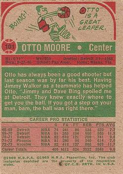 1973-74 Topps #101 Otto Moore Back
