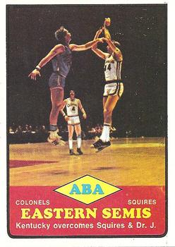 1973-74 Topps #204 ABA Eastern Semis Front