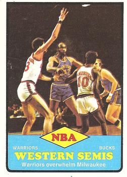 1973-74 Topps #65 NBA Western Semis Front