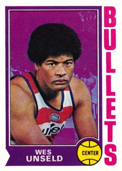 1974-75 Topps #121 Wes Unseld Front
