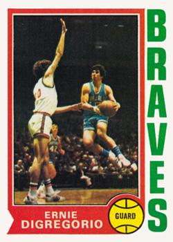 1974-75 Topps #135 Ernie DiGregorio Front