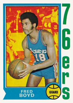 1974-75 Topps #154 Fred Boyd Front