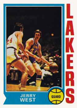 1974-75 Topps #176 Jerry West Front