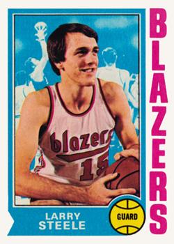1974-75 Topps #21 Larry Steele Front