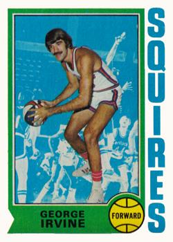 1974-75 Topps #233 George Irvine Front