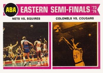 1974-75 Topps #246 ABA Eastern Semis Front