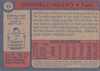 1974-75 Topps #44 Garfield Heard Back