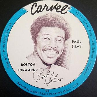 1975 Carvel Discs #NNO Paul Silas Front