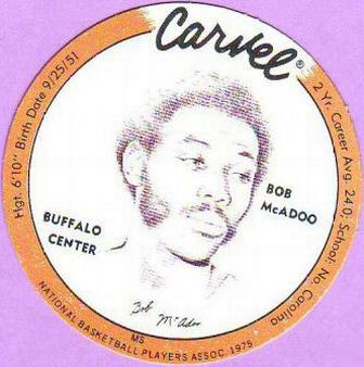 1975 Carvel Discs #NNO Bob McAdoo Front