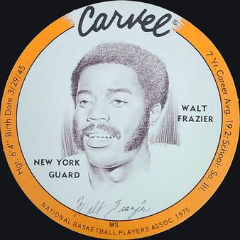 1975 Carvel Discs #NNO Walt Frazier Front