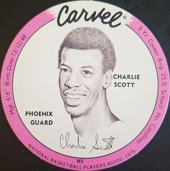 1975 Carvel Discs #NNO Charlie Scott Front