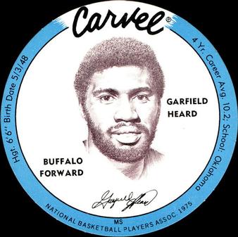 1975 Carvel Discs #NNO Garfield Heard Front