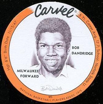 1975 Carvel Discs #NNO Bob Dandridge Front