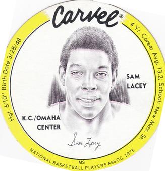 1975 Carvel Discs #NNO Sam Lacey Front