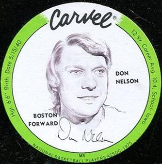 1975 Carvel Discs #NNO Don Nelson Front