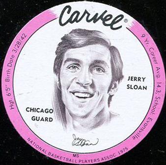 1975 Carvel Discs #NNO Jerry Sloan Front