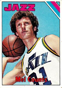 1975-76 Topps #199 Mel Counts Front