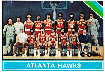 1975-76 Topps #203 Atlanta Hawks Front