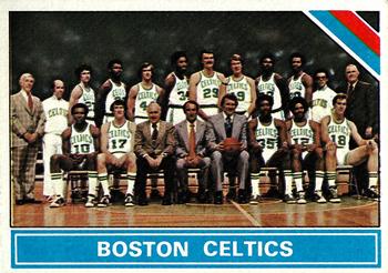 1975-76 Topps #204 Boston Celtics Front