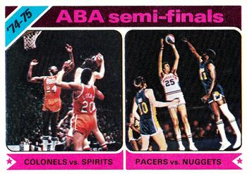 1975-76 Topps #309 ABA Semi-finals Front