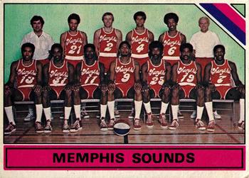 1975-76 Topps #324 Memphis Sounds Front