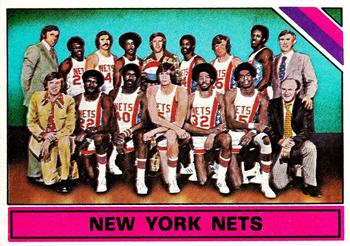 1975-76 Topps #325 New York Nets Front