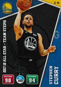 2018-19 Panini NBA Stickers European - Adrenalyn XL #C41 Stephen Curry Front