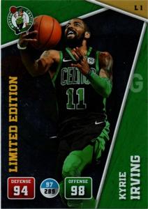 2018-19 Panini NBA Stickers European - Adrenalyn XL Limited Edition #L1 Kyrie Irving Front