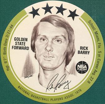 1976 Buckmans Discs #NNO Rick Barry Front