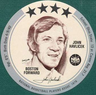 1976 Buckmans Discs #NNO John Havlicek Front