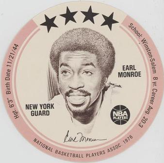 1976 Buckmans Discs #NNO Earl Monroe Front