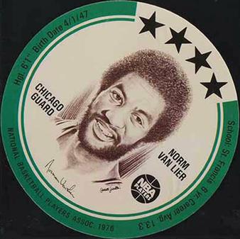 1976 Buckmans Discs #NNO Norm Van Lier Front